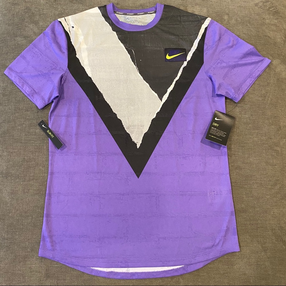 Nike Court NY Challenger Crew Tennis Shirt